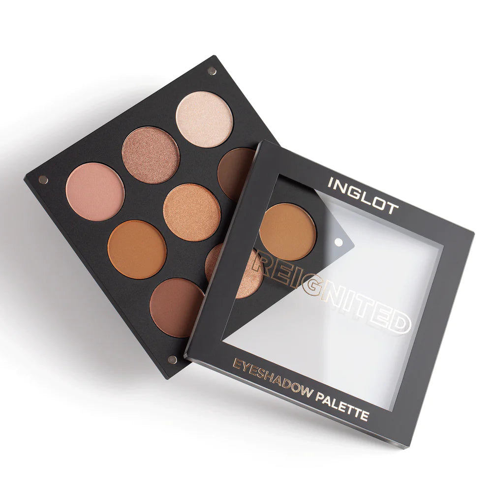 Inglot Reignited Eyeshadow Palette, open palette