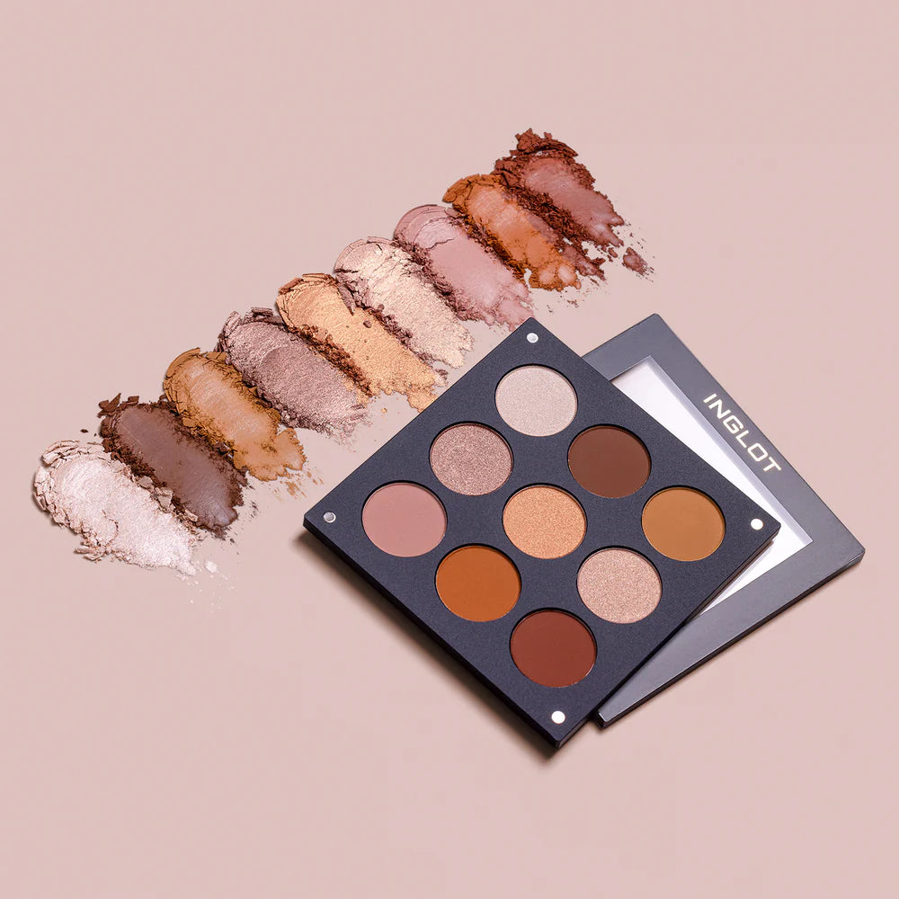 Inglot Reignited Eyeshadow Palette, with swatches