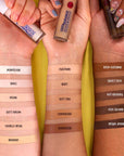 J Cat STAYSURANCE Water-Sealed / Zero-Smudge Concealer, swatches