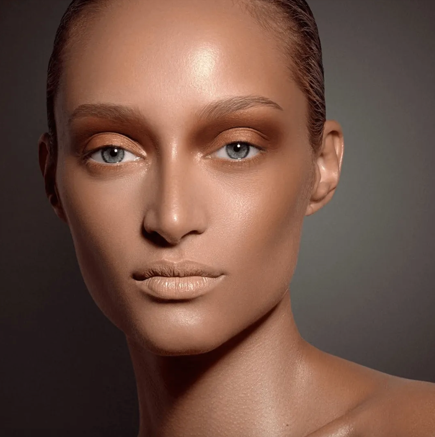 Model wearing DANESSA MYRICKS Colorfix 24-Hour Nudes