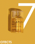 OLAPLEX No.7 Bonding Oil protects