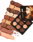 INGLOT X MAURA Fire it Up Eyeshadow Palette plus swatches