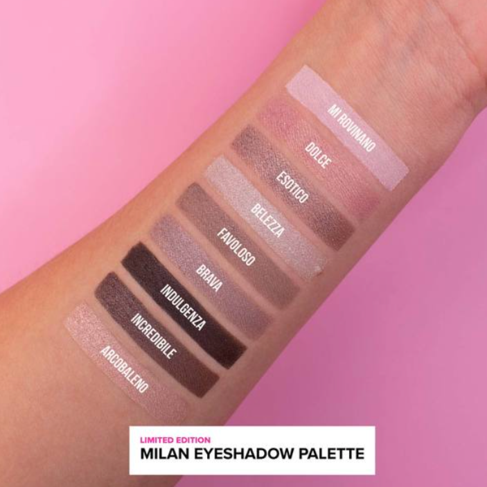 Oh My Glam OH MY DAYS - MILAN CANDY eyeshadow swatches 