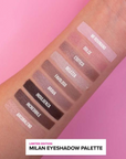 Oh My Glam OH MY DAYS - MILAN CANDY eyeshadow swatches 