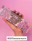 Oh My Glam OH MY DAYS - MILAN ROSE eyeshadow palette, closed
