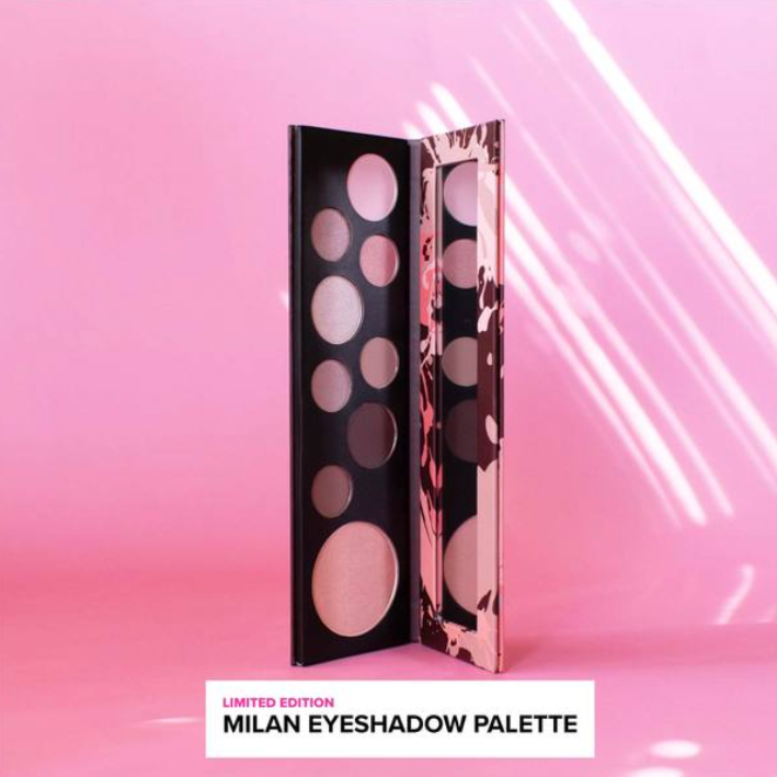 Oh My Glam OH MY DAYS - MILAN ROSE eyeshadow palette, open
