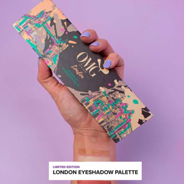 Oh My Glam OH MY NIGHTS - LONDON GOLD eyeshadow palette, closed