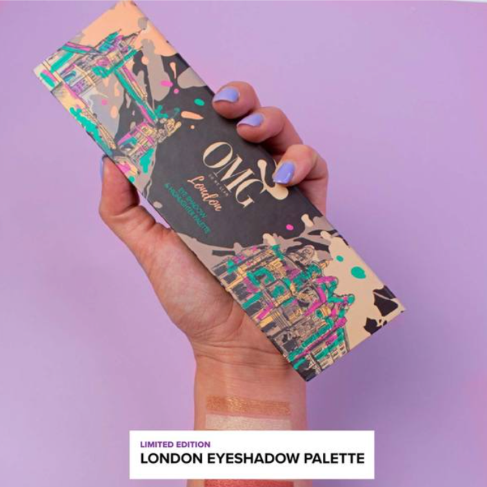 Oh My Glam OH MY NIGHTS - LONDON NUDE eyeshadow palette, closed