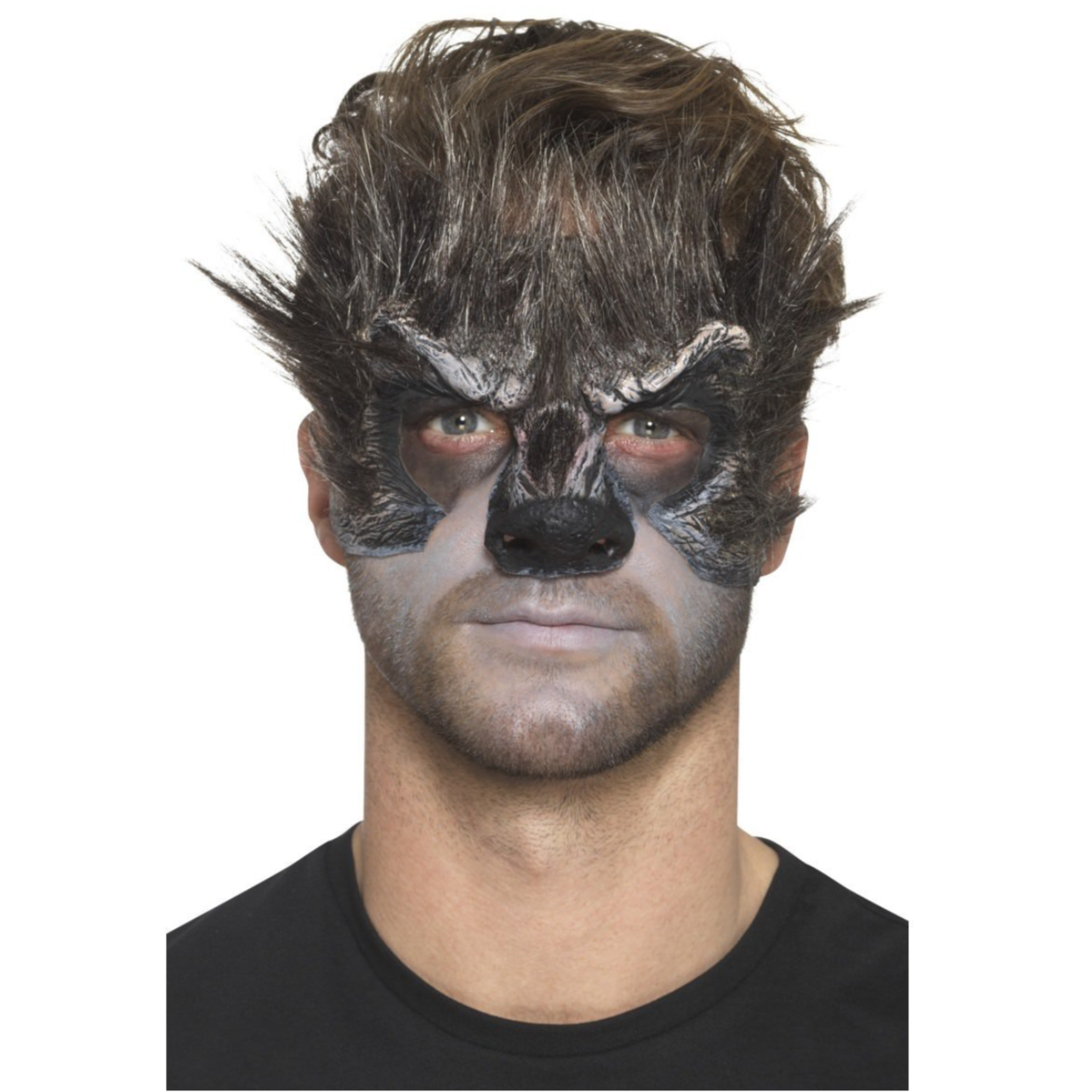 Smiffys Foam Latex Werewolf Head Prosthetic, stage 3