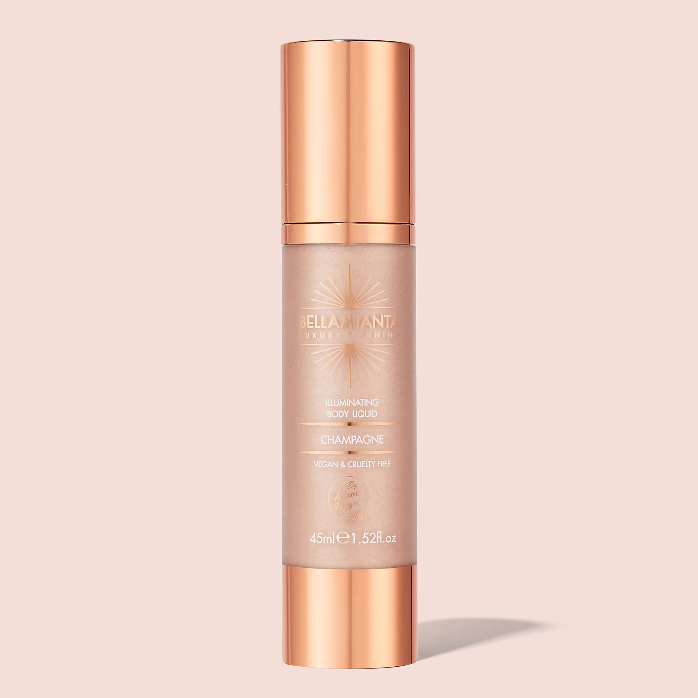 BELLAMIANTA Illuminating Body Liquid by Maura Higgins Champagne