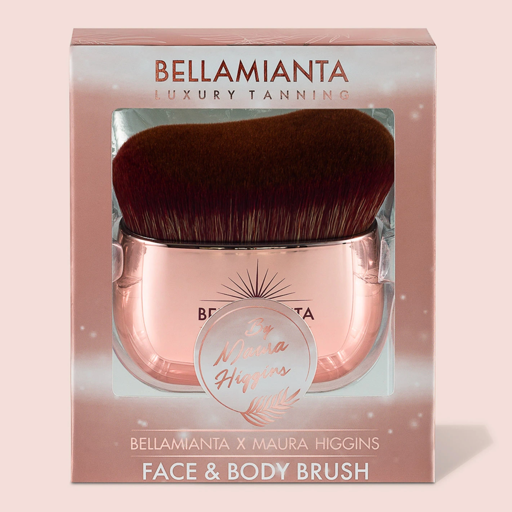 BELLAMIANTA Face & Body Brush by Maura Higgins, in packaging