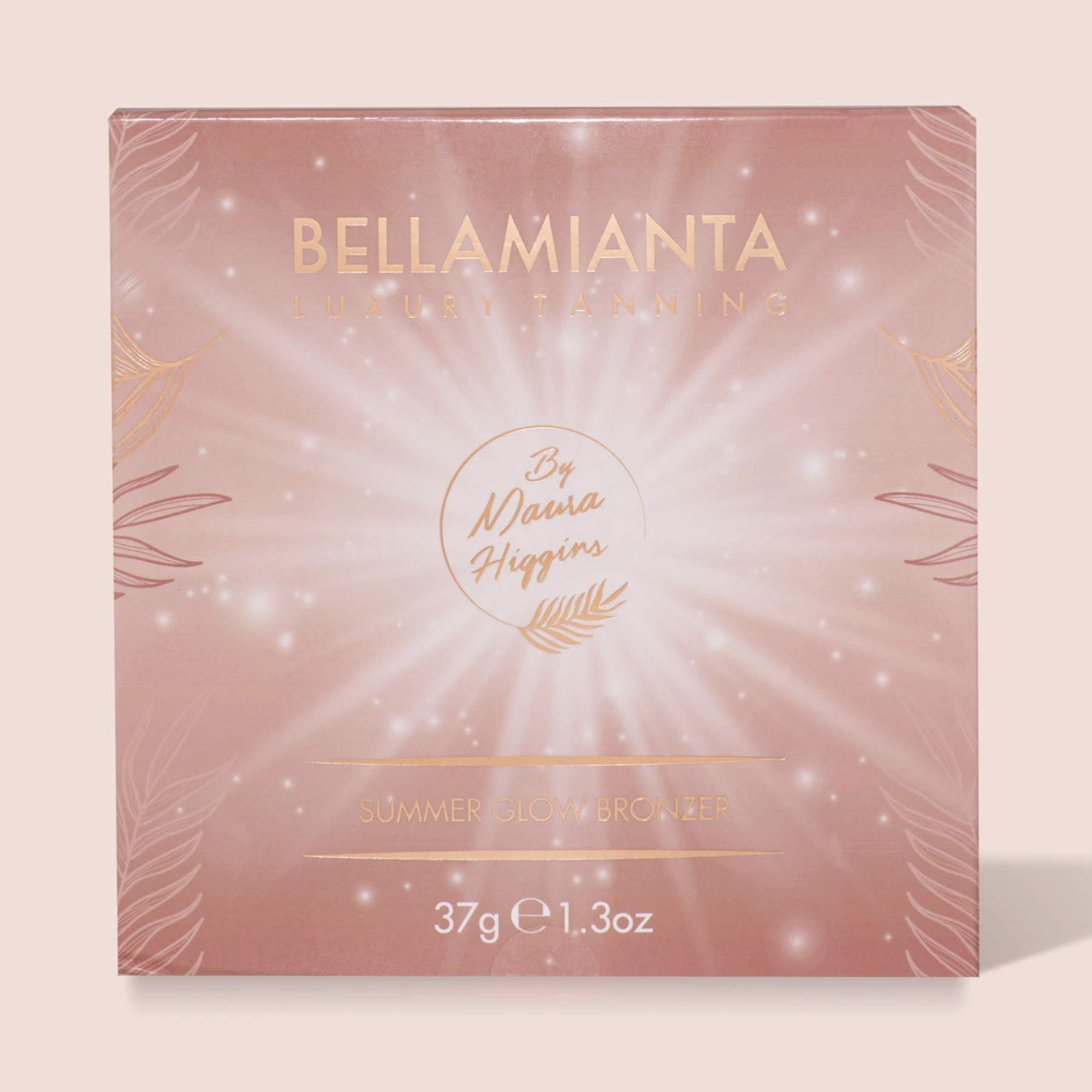 BELLAMIANTA Summer Glow Bronzer by Maura Higgins in packaging