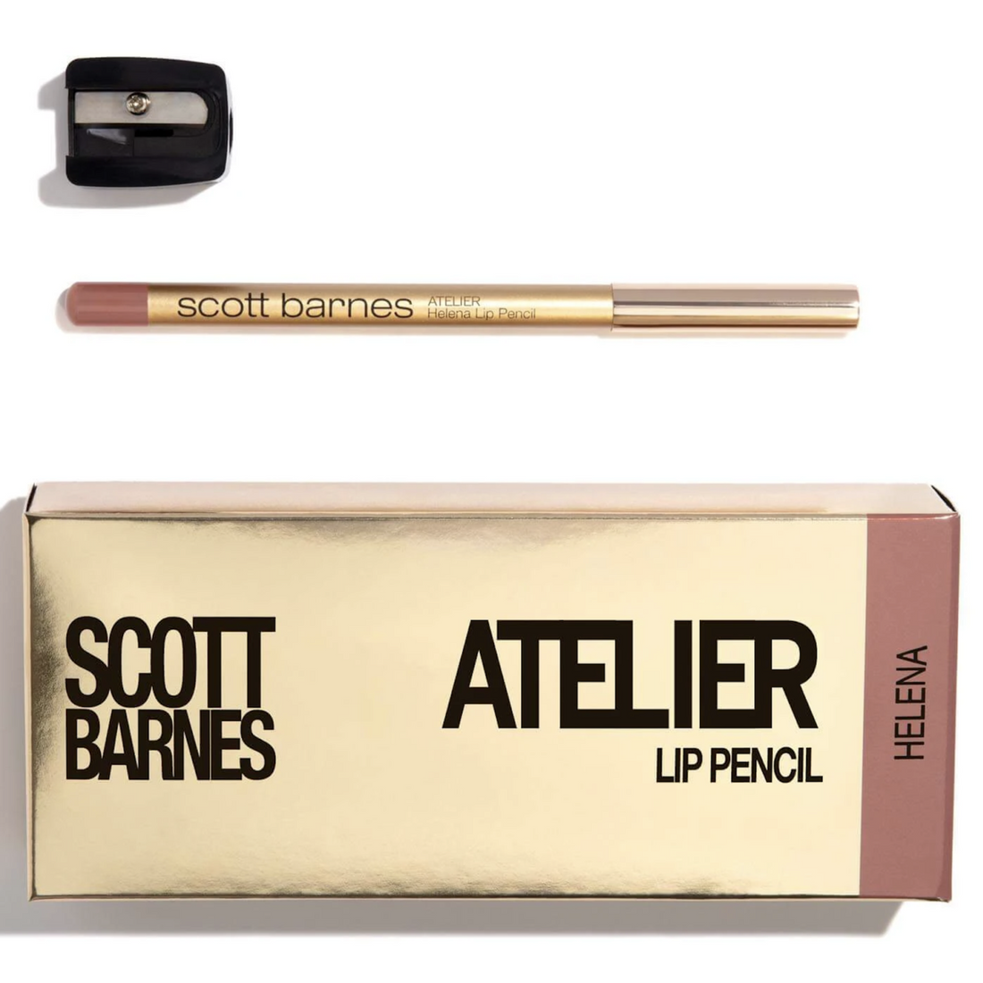 Scott Barnes Atelier Lip Liner - Helena with packaging