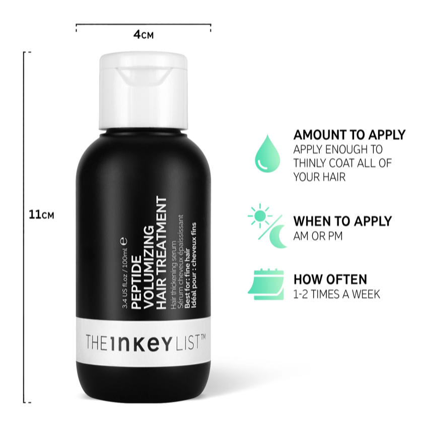 How to use The INKEY List Peptide Volumizing Hair Treatment