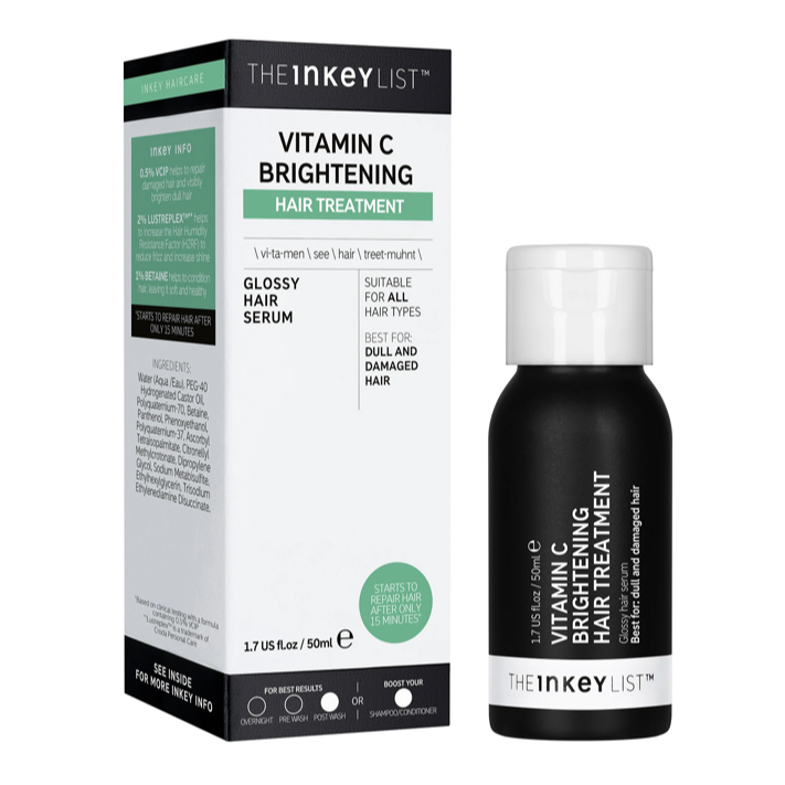 The INKEY List Vitamin C Brightening Hair Treatment with packaging box