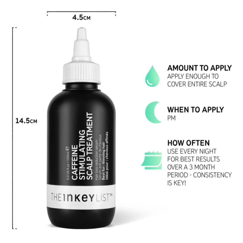 How to use The INKEY List Caffeine Stimulating Scalp Treatment