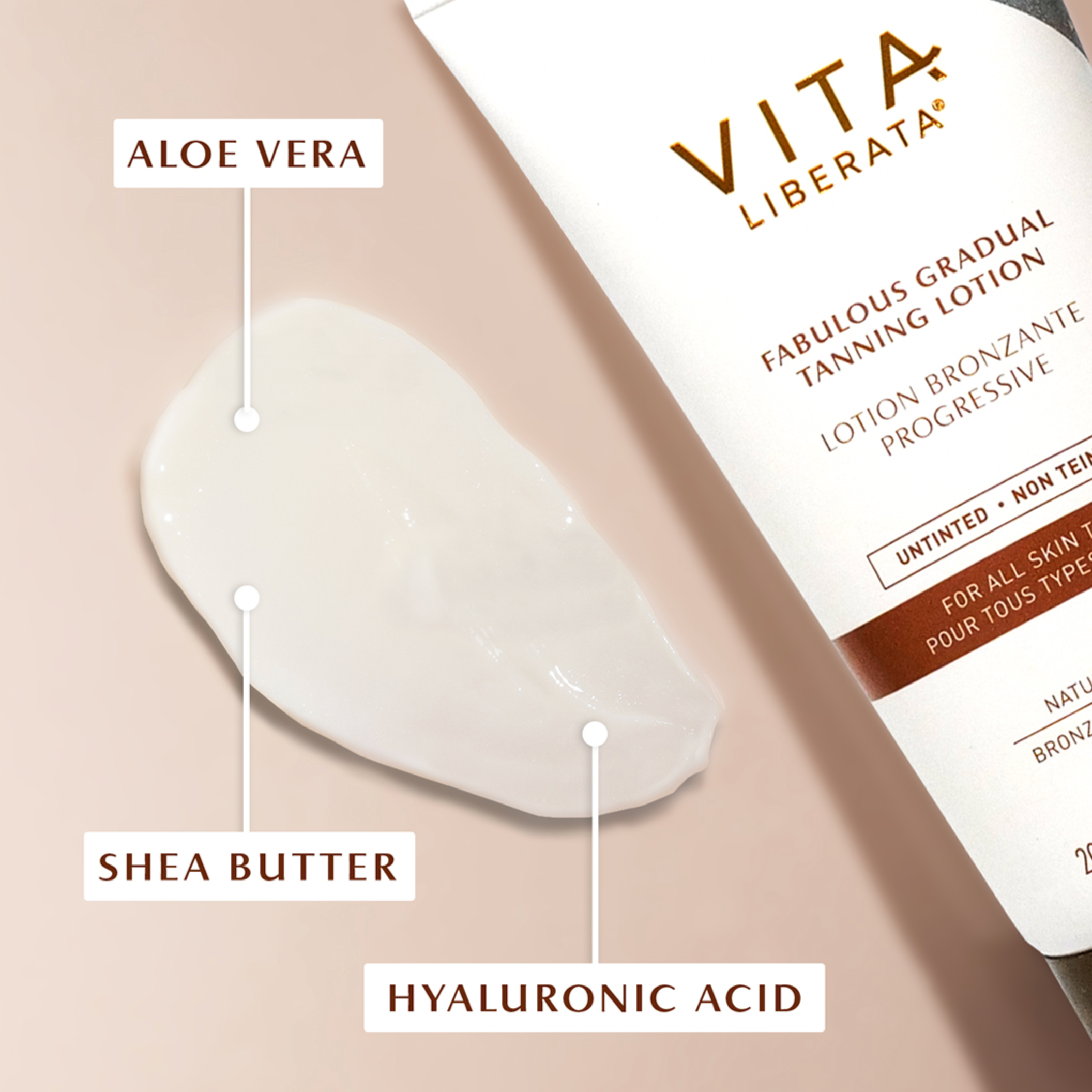 Vita Liberata Fabulous Gradual Tanning Lotion, key ingredients