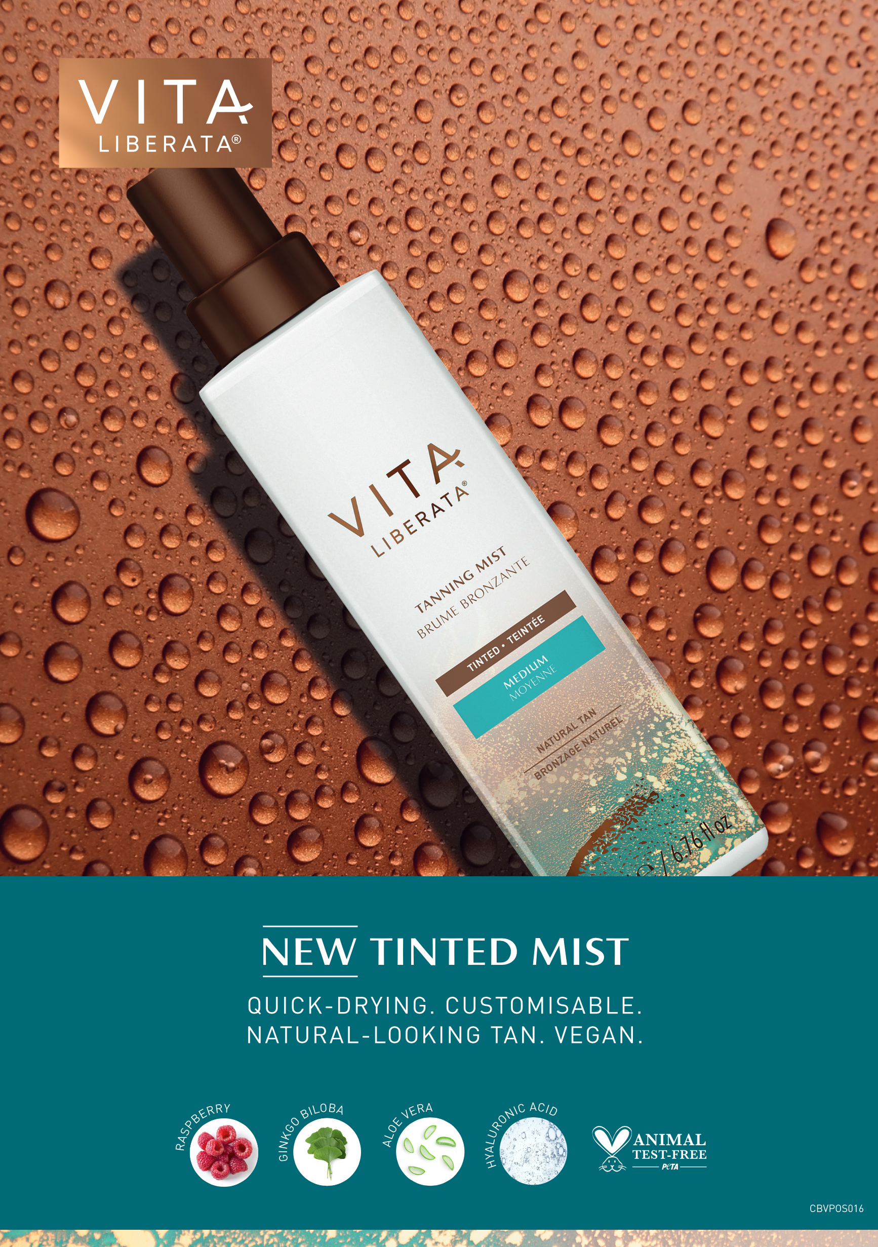 Vita Liberata Tinted Tanning Mist, benefits