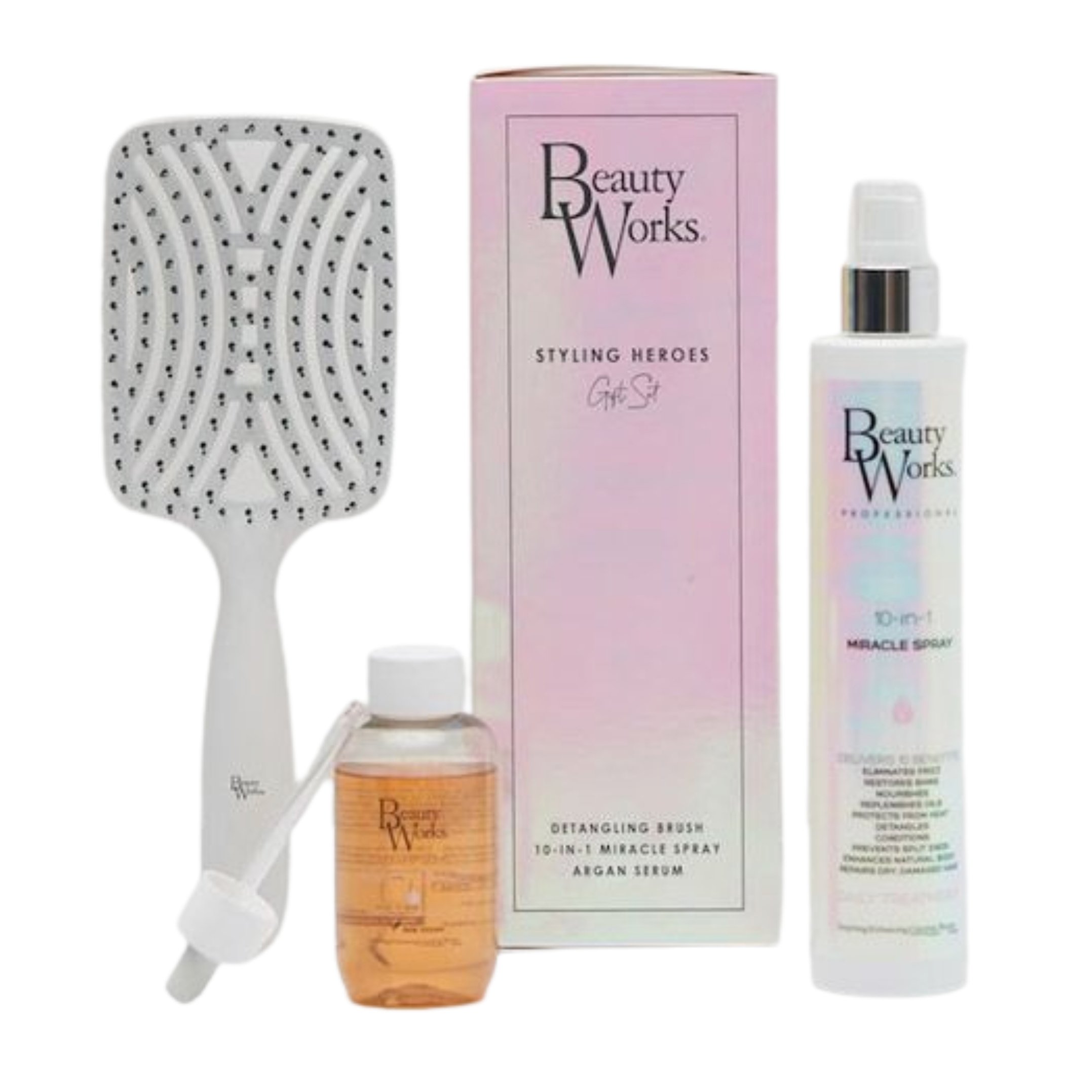 Beauty Works Styling Heroes Gift Set, open