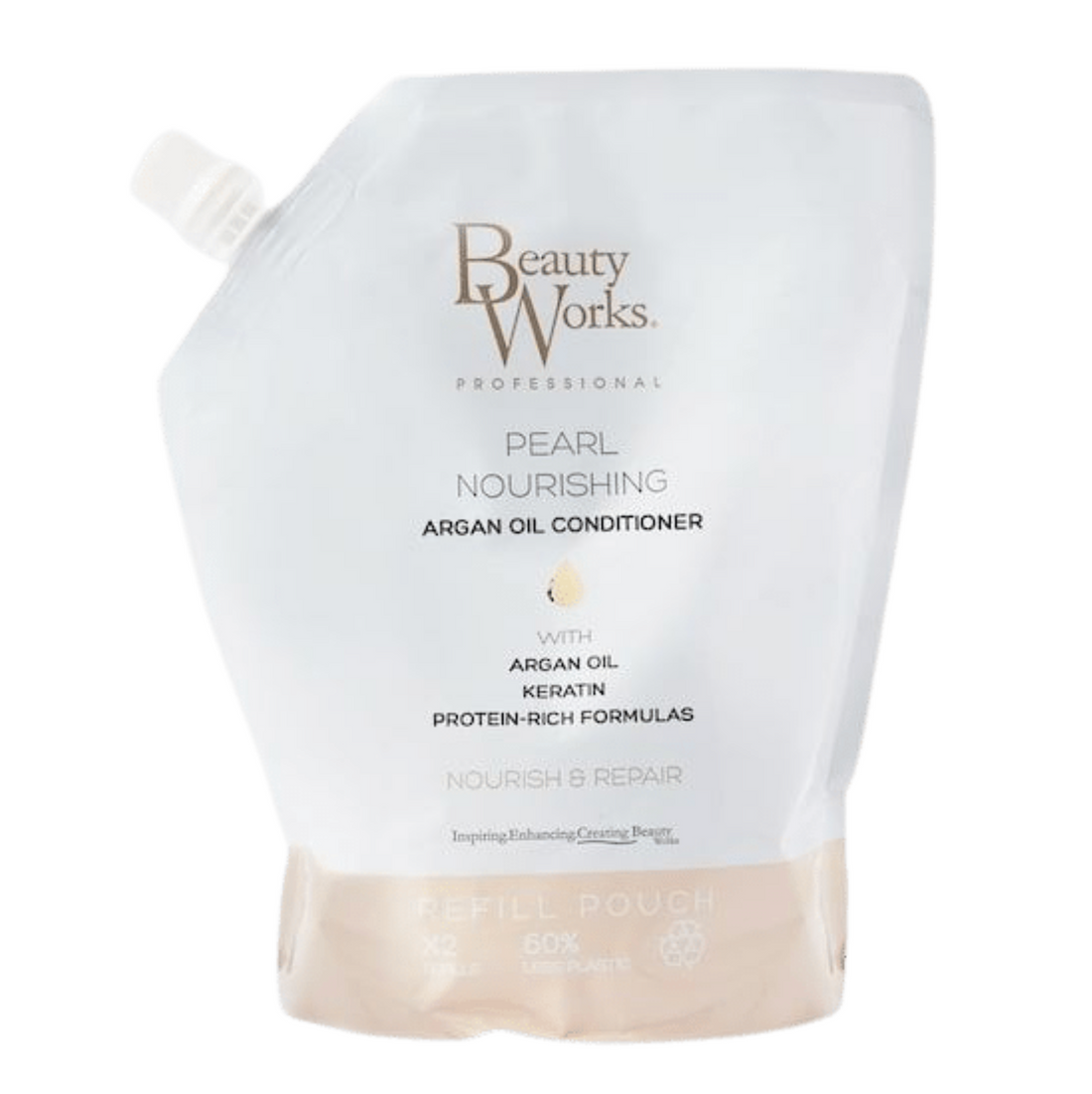 Beauty Works Pearl Nourishing Conditioner Refill Pouch 500ml