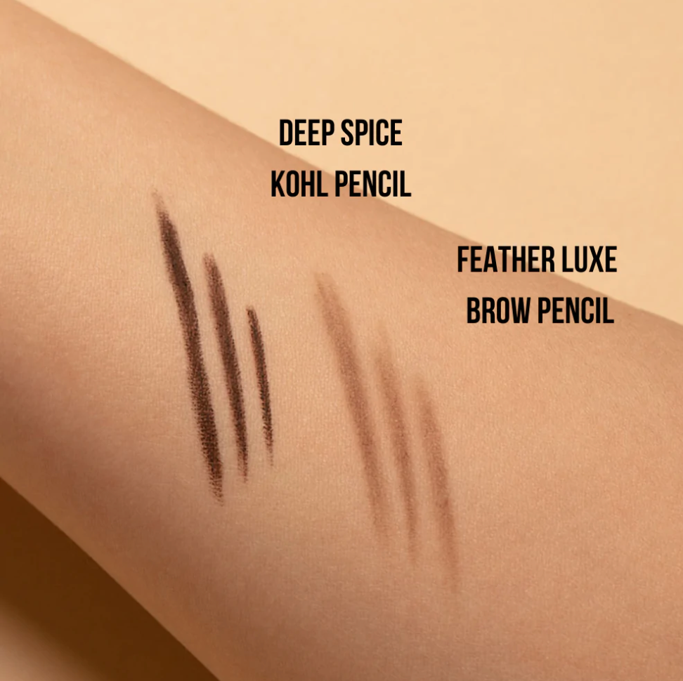 Inglot Rosie For Inglot Kohl Pencil Deep Spice and Feather Luxe Brow Pencil