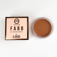 Oh My Glam Fabb Face And Body Bronzer With LMD, open with packaging