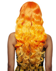 Manic Panic Siren Wig - Psychedelic Sunrise, back view