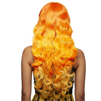 Manic Panic Siren Wig - Psychedelic Sunrise, back view