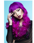 Model wearing Manic Panic Siren Wig - Fuchsia Passion