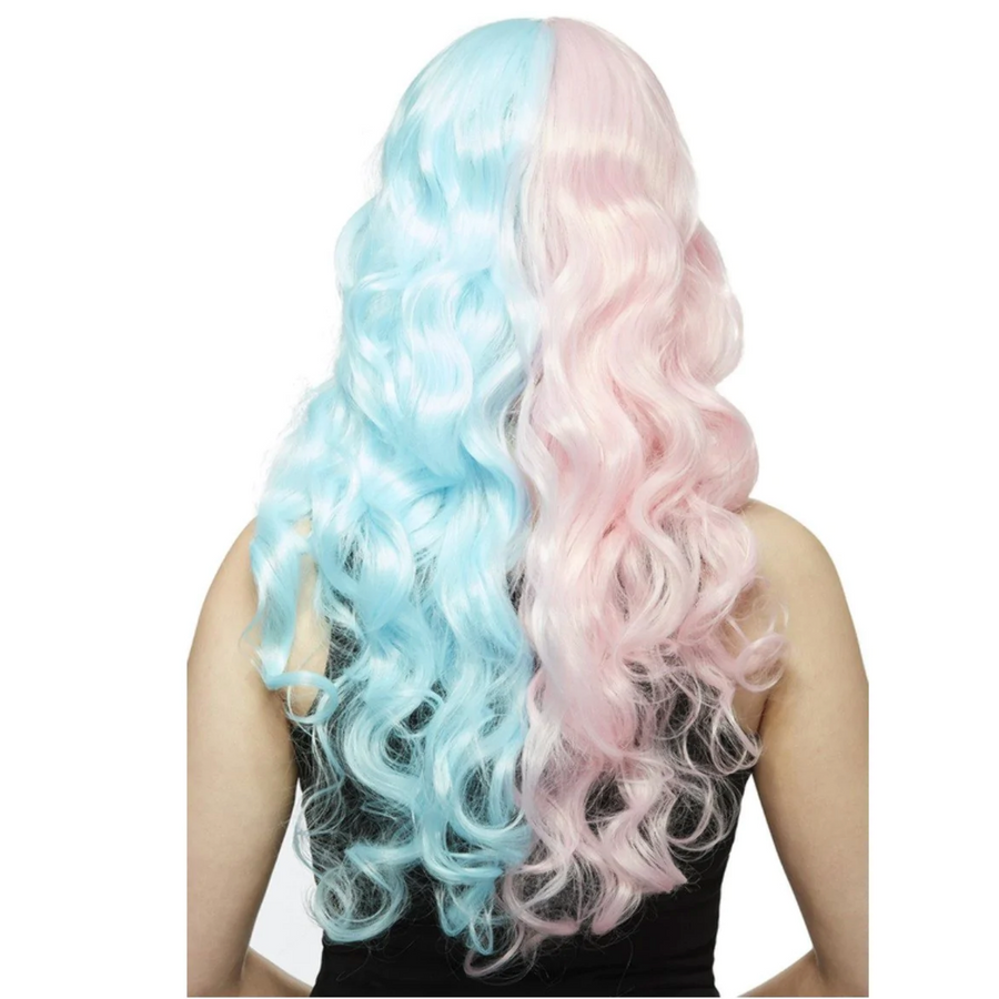 Manic Panic Siren Wig - Cotton Candy Angel, back view