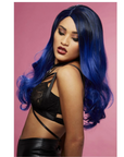 Model wearing Manic Panic Ombre Queen Bitch Wig - After Midnight