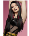 Model wearing Manic Panic Super Vixen Wig - Vampire's Kiss