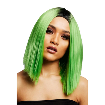 Smiffys Fever Kylie Wig - Lime Green