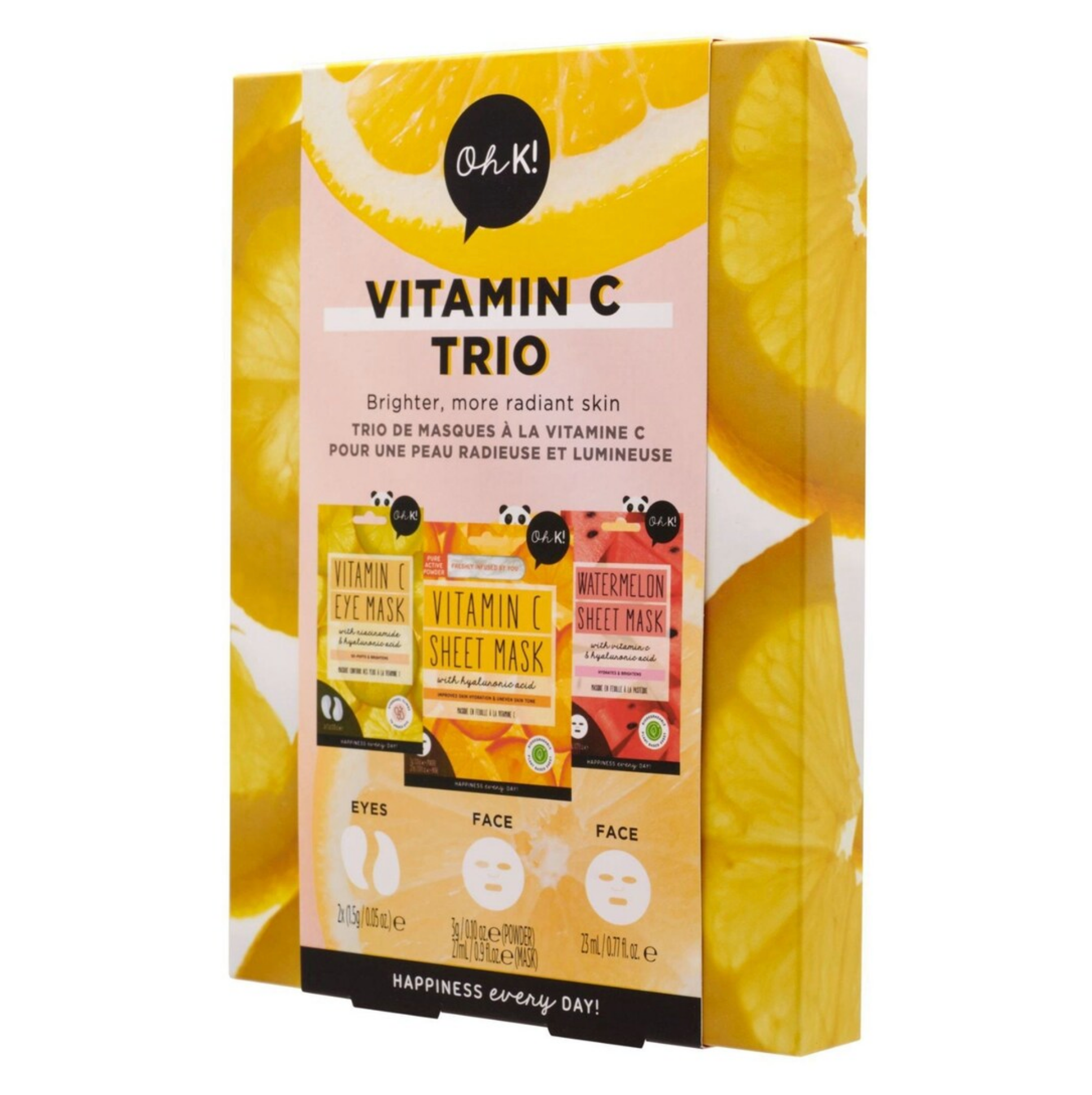 Oh K! Vitamin C Trio Set, side view