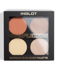 Inglot Complexion Supreme Skin Quad Palette, closed lid