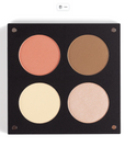 Inglot Complexion Supreme Skin Quad Palette, open