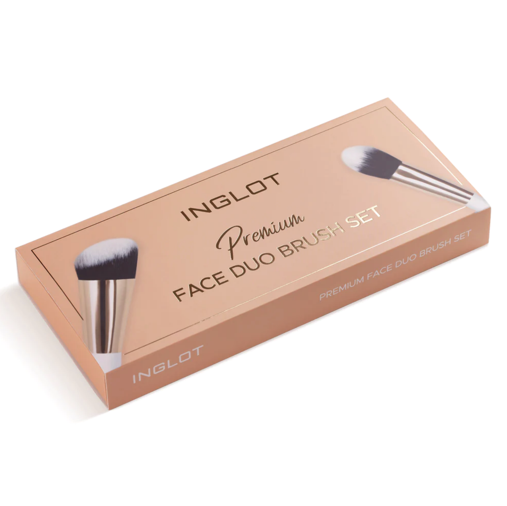 Inglot Premium Face Duo Brush Set, packaging
