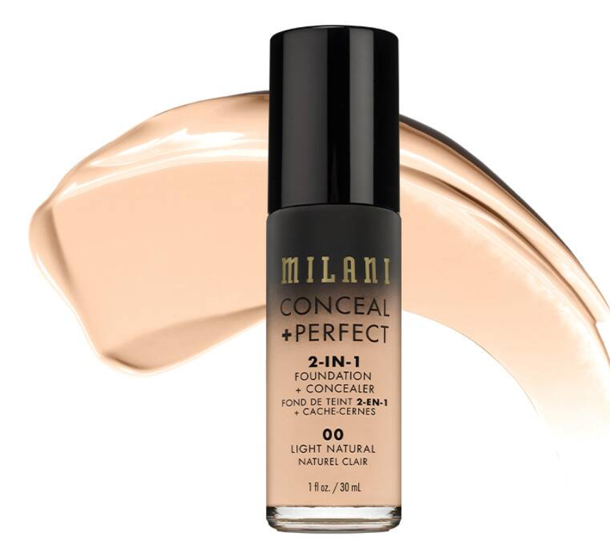 MILANI 2-IN-1-FOUNDATION +CONCEALER 13A Espresso 