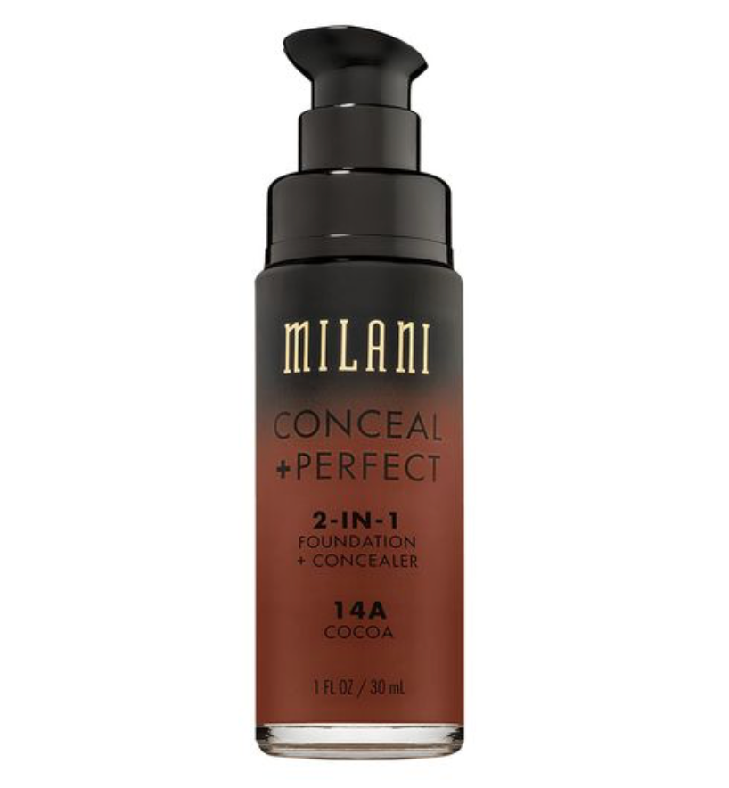 MILANI 2-IN-1-FOUNDATION +CONCEALER 14A Cocoa
