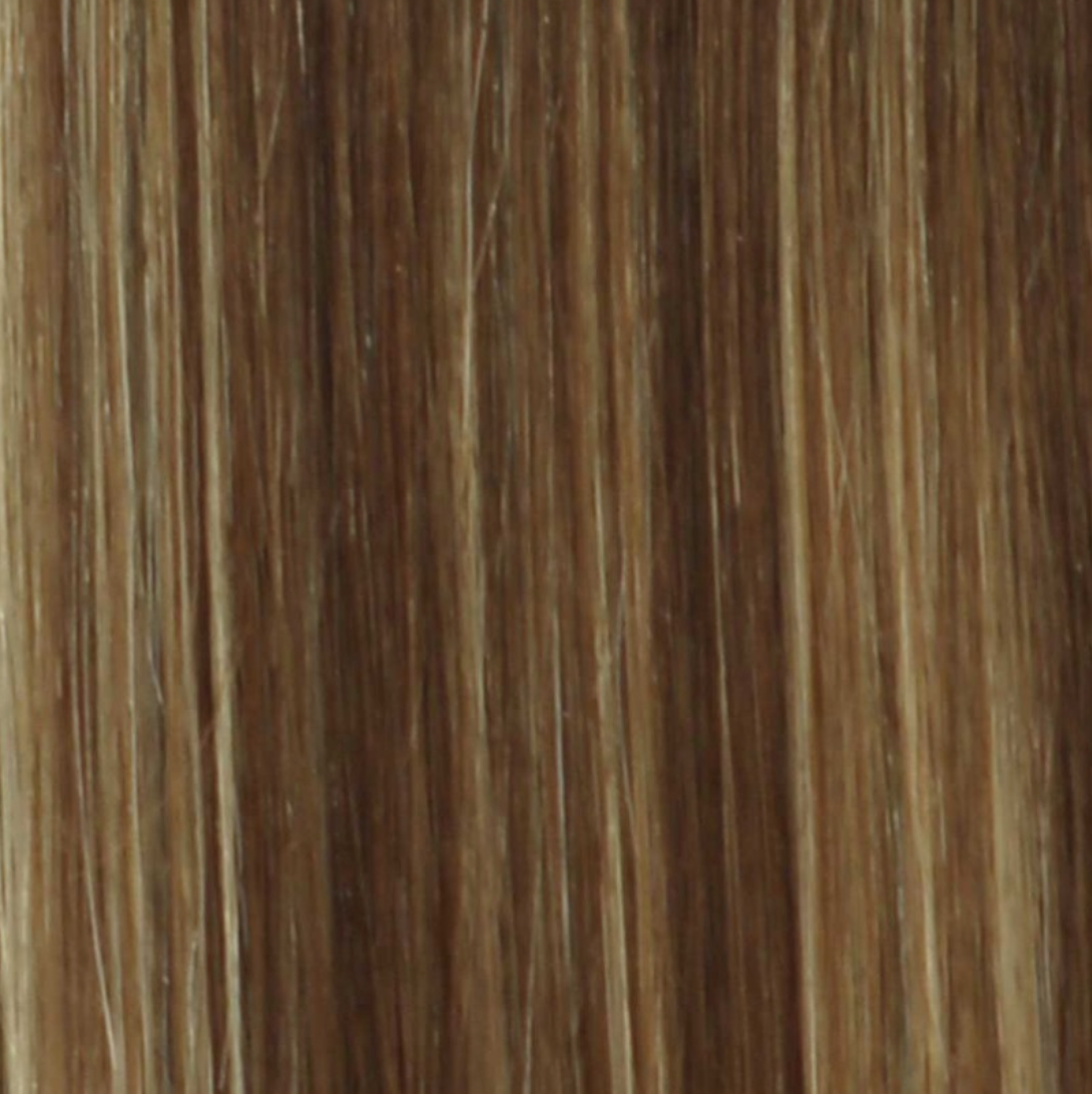 BEAUTY WORKS 18 &quot; Deluxe Remy Instant Clip-In Extensions Mocha Melt
