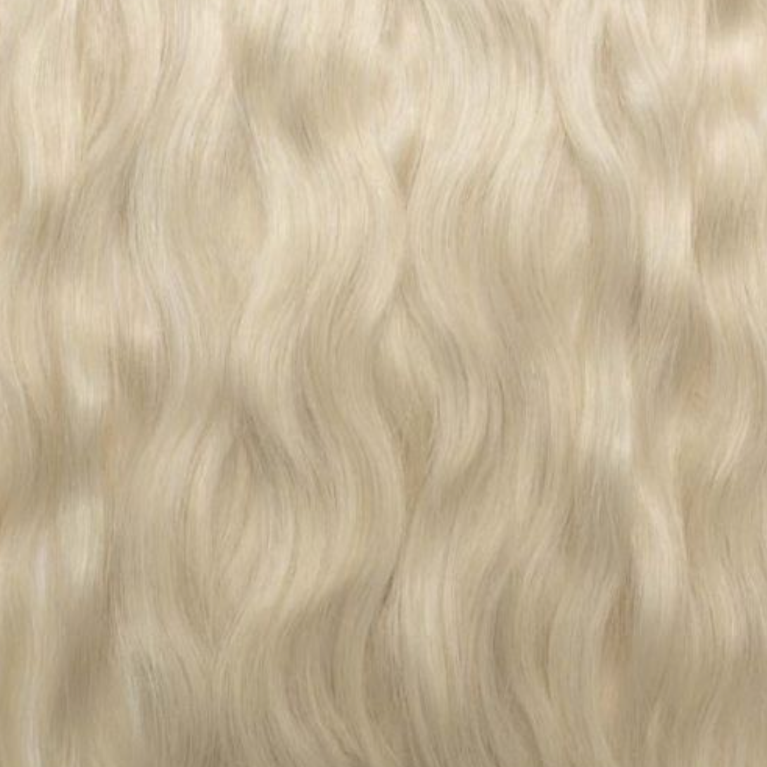 Beauty Works 20&quot; Invisi-Ponytail Beach Wave Pure Platinum
