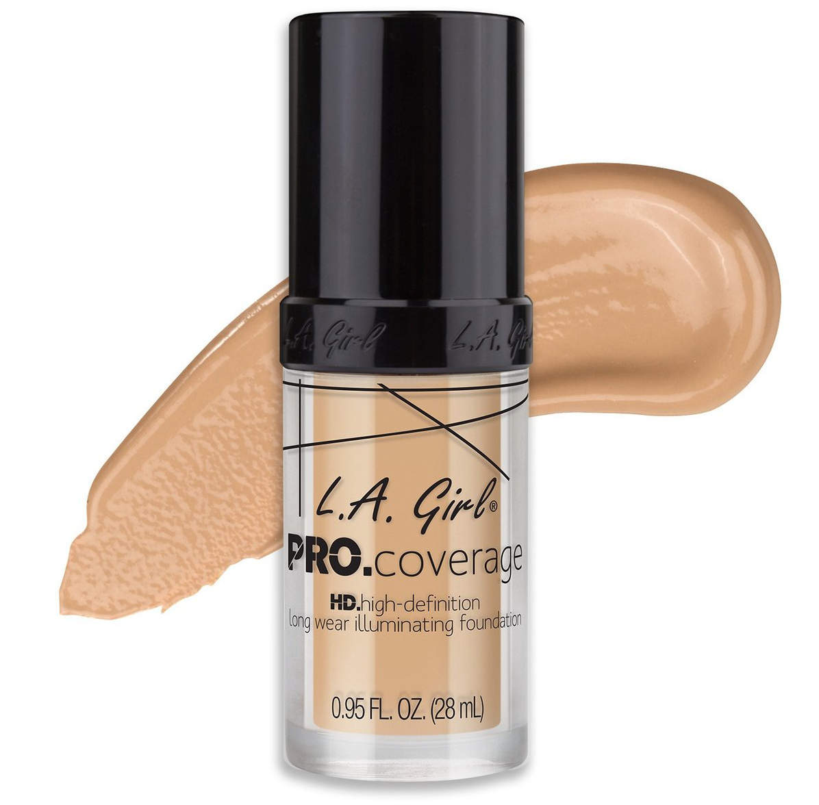 LA Girl PRO. Coverage HD Long Wear Illuminating Liquid Foundation Fair