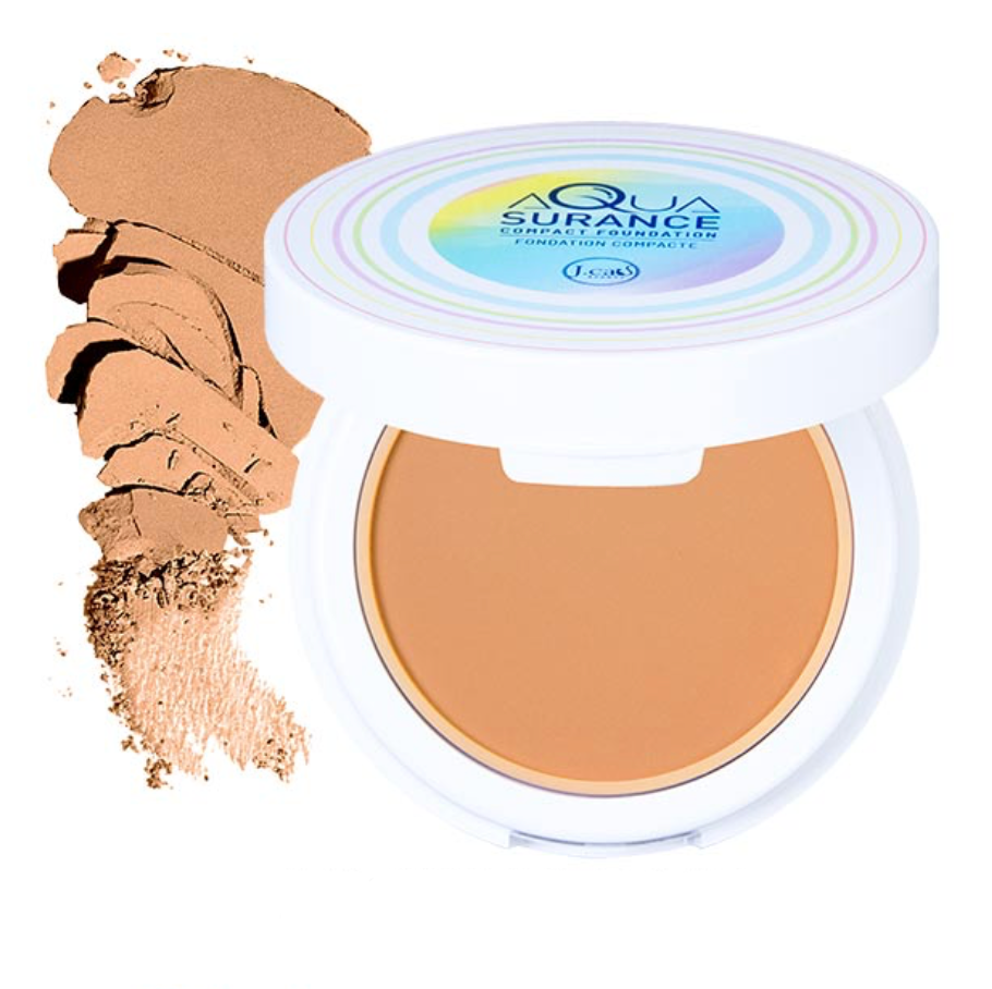 J Cat AQUASURANCE Compact Foundation - Medium Beige