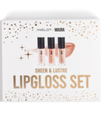 INGLOT X Maura Sheen & Lustre Mini Lip Gloss Set, packaging