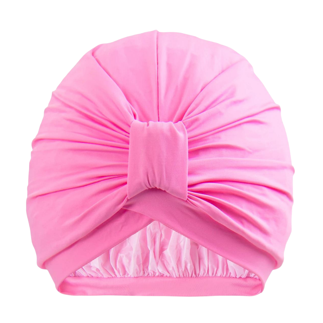 Styledry TURBAN SHOWER CAP, Cotton Candy