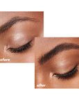 Before and after elf Wow Brow