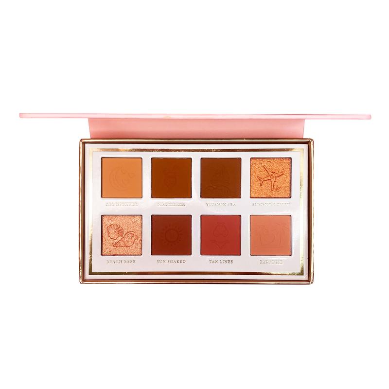 P.LOUISE Love Tapes Eyeshadow Palette - BAECATION, open