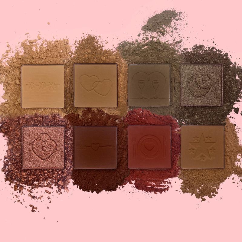 P.LOUISE Love Tapes Eyeshadow Palette - Date Night, swatches