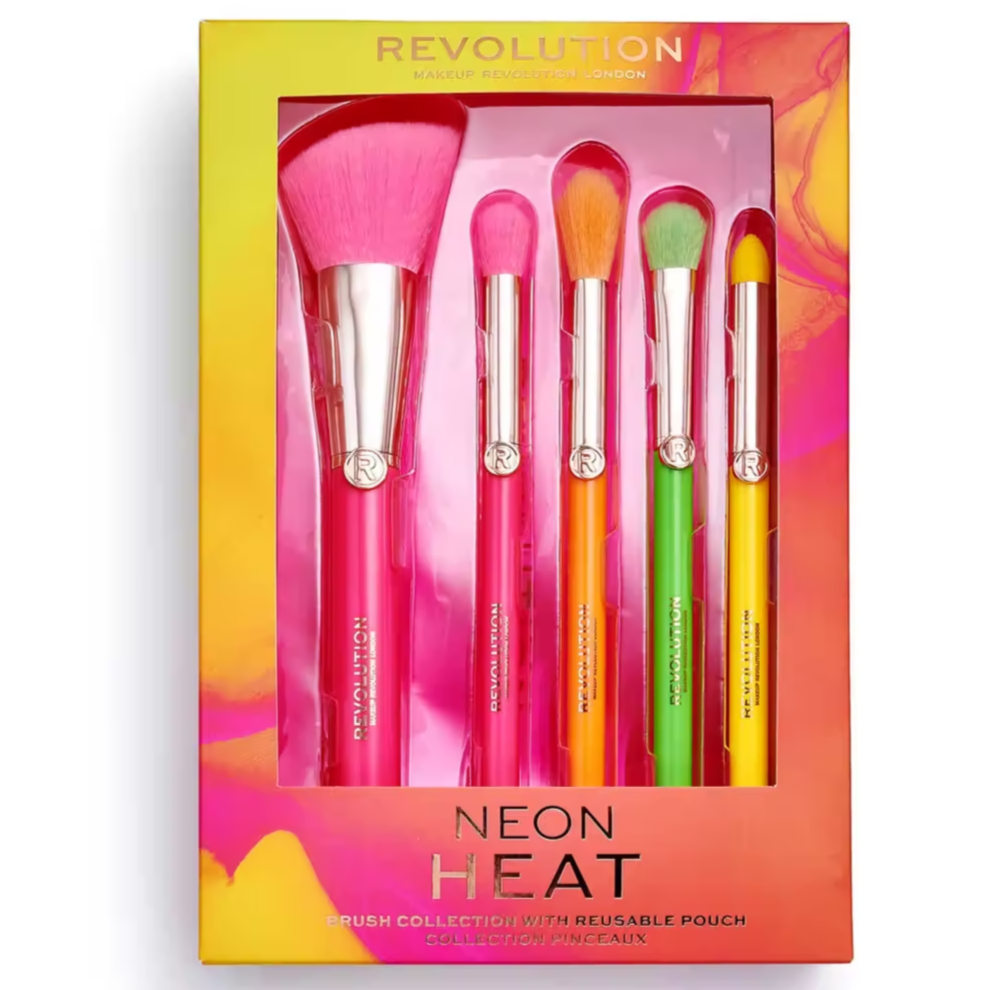 Revolution Neon Heat Brush Set, packaging