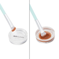 Using ISOCLEAN Makeup Brush Cleaner With Spray Top